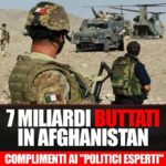 7 MILIARDI BUTTATI IN AFGHANISTAN… COMPLIMENTI AI “POLITICI ESPERTI”